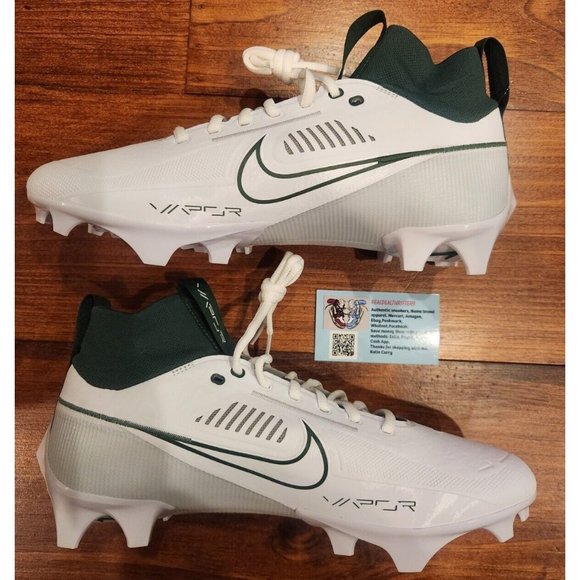 Nike Vapor Edge Pro 360 2 Football Cleats White Green Men's Size FJ1581-130 - Picture 2 of 5